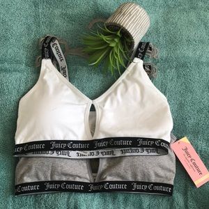 2 Pack New With Tag Juicy Couture Bras